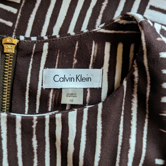 Calvin Klein Striped Sheath Dress - Picture 4 of 4